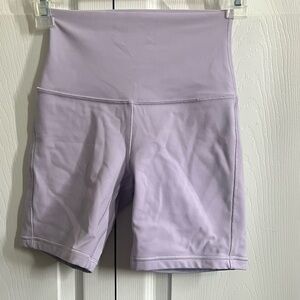 #35 LULULEMON purple align shorts